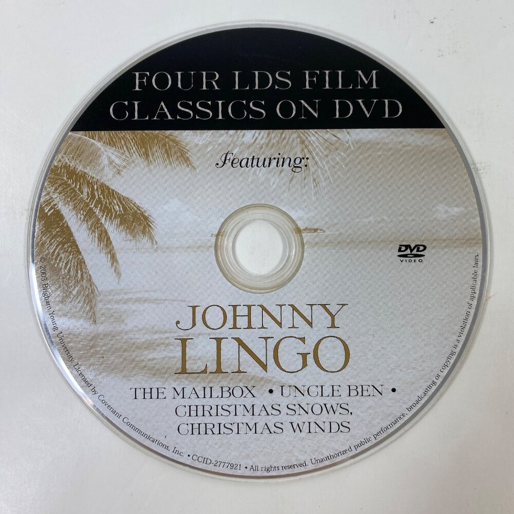 LDS Film Classics DVD Johnny Lingo The Mailbox Uncle Ben Christmas Snow Winds